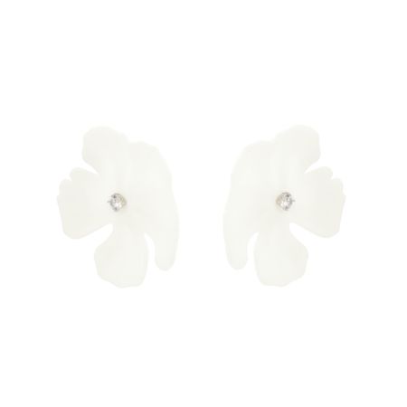 Maru Jewelry Серьги «Анемон с кристаллом»