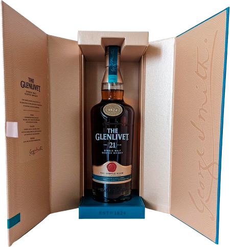 The Glenlivet Single Malt Scotch Whisky 21 y.o. (gift box)