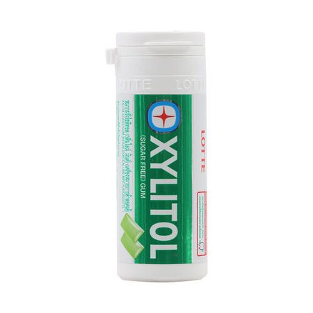 Жевательная резинка Lotte Xylitol Lime Mint, 29 г