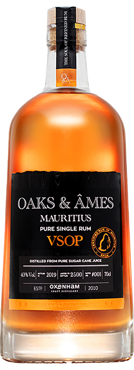 Oaks and Ames Pure Single Rum VSOP (gift box)