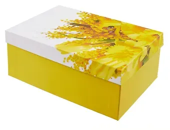 Коробка подарочная "Мимоза" 28,5*18,5*12см, , картон