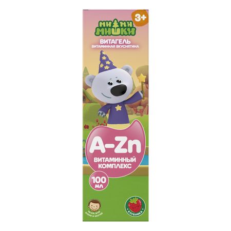 Ми-Ми-Мишки витаминный комплекс д детей ВитаГель Клубника фл-туба 100мл БАД 251₽