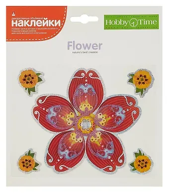 Наклейки декоративные. 3D. Цветок. в ассортименте. -Китай: 2-292 448956