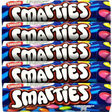Драже Nestle Smarties в тубе, 38 г