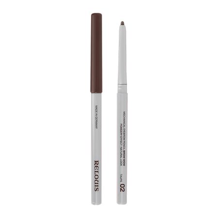 Карандаш для бровей RELOUIS BROW WOW механический тон 02 Taupe