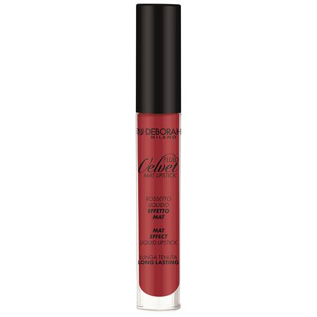 Помада для губ DEBORAH FLUID VELVET MAT LIPSTICK матовая жидкая тон 07 огнено-красный