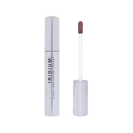 Помада для губ INFLUENCE BEAUTY IRIDIUM стойкая глянцевая тон 02 Nude quantum