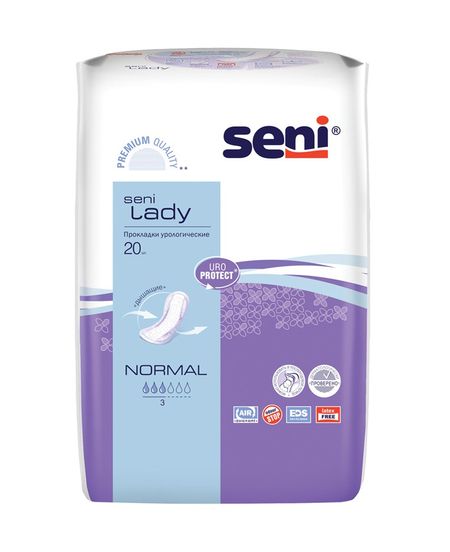 Сени леди прокладки урологические нормал 20 352₽