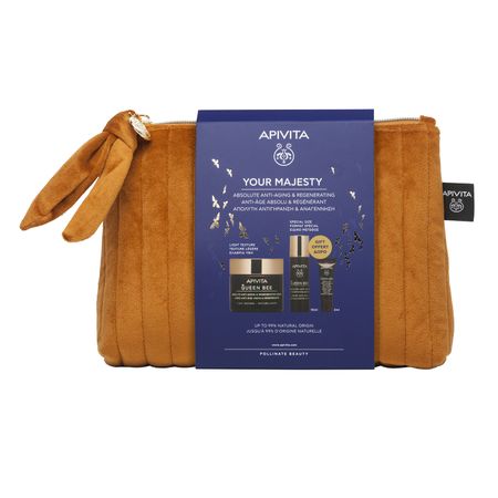 Апивита набор Квин Би крем с легкой текстурой 50млсыворотка антивозраст 10млкрем вокруг глаз 2мл 7004₽