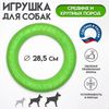 Кольцо «ДогЛайк» d=2612, 8-мигранное, среднее, d=28.5 см, зелёное