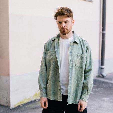 Рубашка Меч LIGHTWEIGHT SHIRT WASHED Mint 6000₽