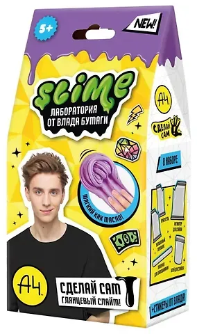 Игрушка для детей старше 5-и лет модели "Slime лаборатория" Влад А4, Butter slime 100 г