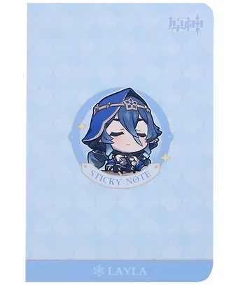Блоки для записей 04шт "Chibi Expression Layla" диспенсер-книжка