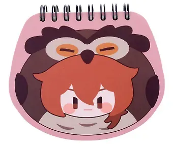 Блокнот 11*10 "Teyvat Zoo Themed Diluc" спираль