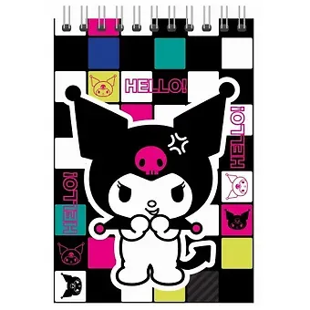 Блокнот А5 60л кл. "Kuromi-2" гребень