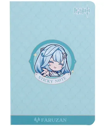 Блоки для записей 04шт "Chibi Expression Faruzan" диспенсер-книжка