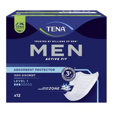 Тена Мен Актив Фит мужские прокладки уровень 1 12 499₽