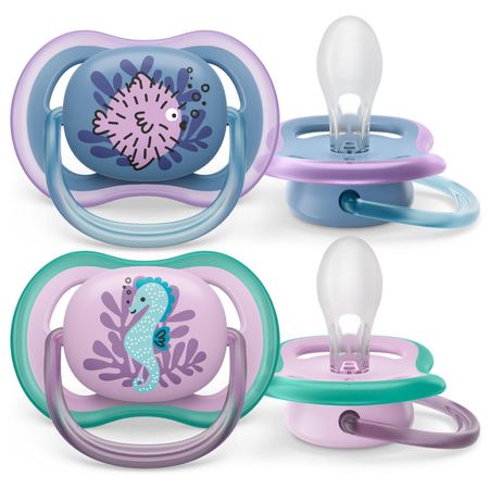 Филипс Авент ультра эйр пустышка с футляром 6-18 мес 2 SCF085 61 1010₽