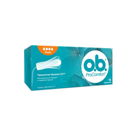 ОБ тампоны про-комфорт супер 16 260₽
