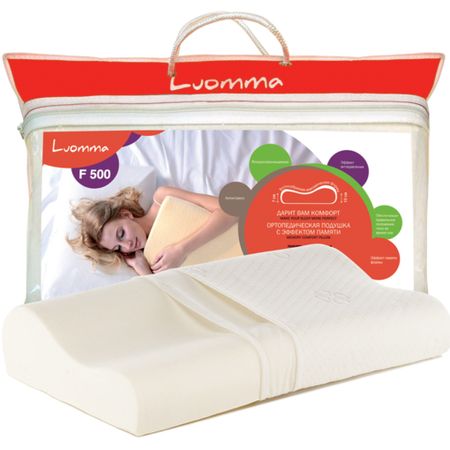 Экотен подушка ортопедическая под голову для взрослых СО-04 7 10 48х30 LumF-500 3912₽