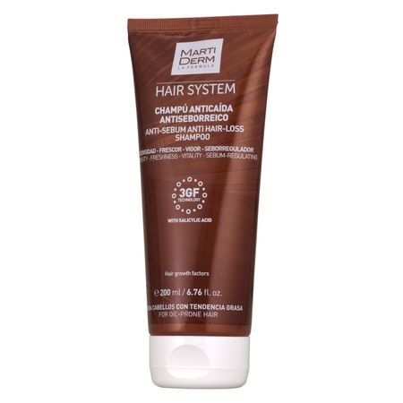 Martiderm HAIR SYSTEM шампунь против выпадения волос Анти-себорея 200мл 1838₽