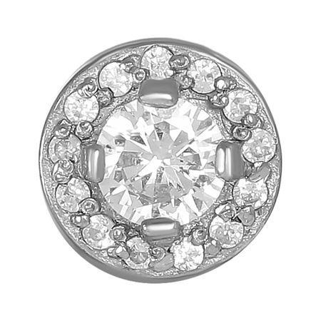 Подвеска из серебра с фианитами 690₽