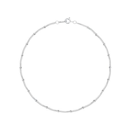 Серебряный браслет на ногу 800₽