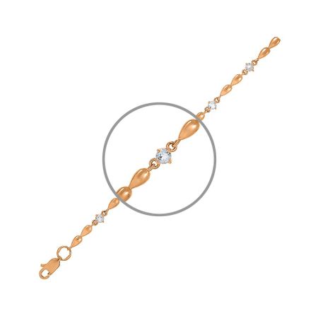 Золотой браслет с топазами Sky 41990₽