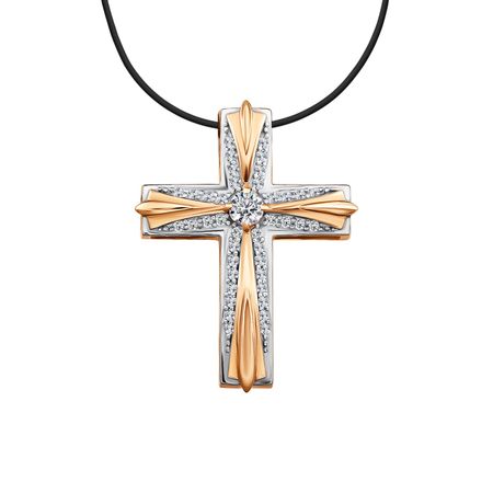 Золотая подвеска с фианитами 38990₽