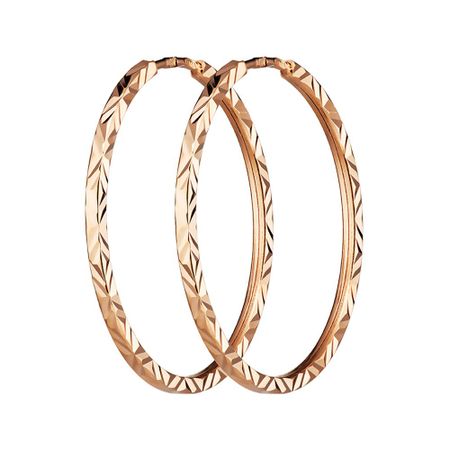 Серьги-конго из золота 44990₽