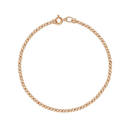 Золотой полновесный браслет Двойной ромб с алмазной гранью 21780₽