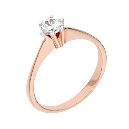 Золотое кольцо с фианитом 24840₽