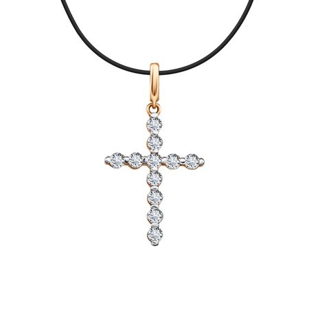 Золотая подвеска с фианитами 11990₽