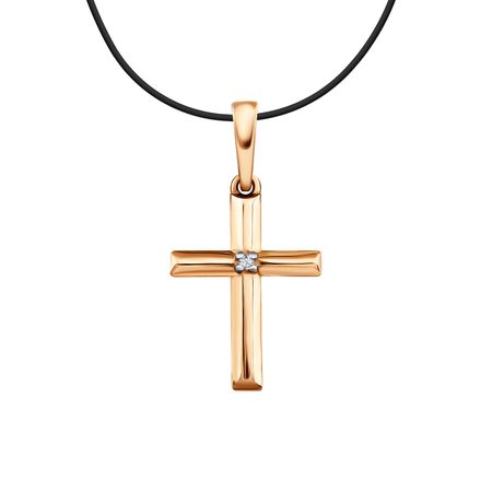 Золотая подвеска с фианитом 10920₽