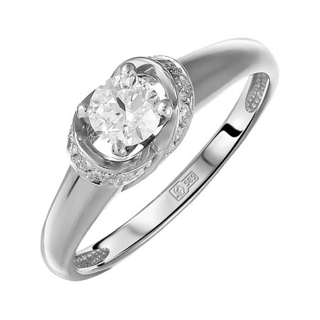 Золотое кольцо с бриллиантами 324990₽