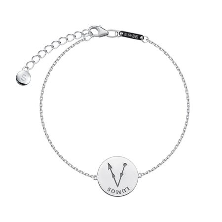 Серебряный браслет с родированием 1000₽