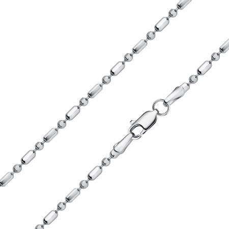 Золотой браслет Перлина 11 с алмазной гранью и родированием 18430₽