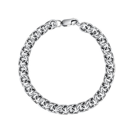 Серебряный браслет Бисмарк с чернением 4860₽