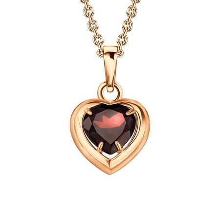 Золотая подвеска с гранатом 17490₽