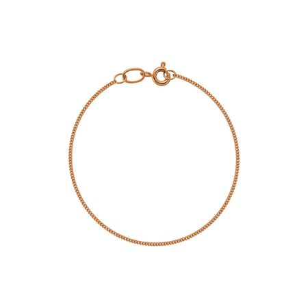 Золотой пустотелый браслет Панцирь с алмазной гранью 8210₽