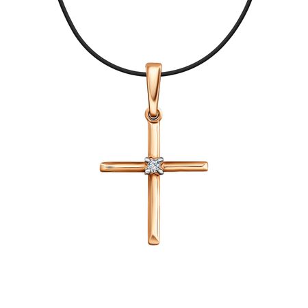 Золотая подвеска с фианитом 10000₽