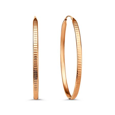 Золотые серьги с алмазной гранью 39990₽