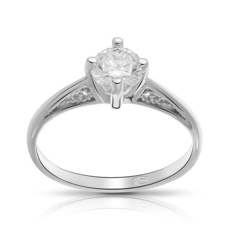 Кольцо из серебра с фианитами 890₽