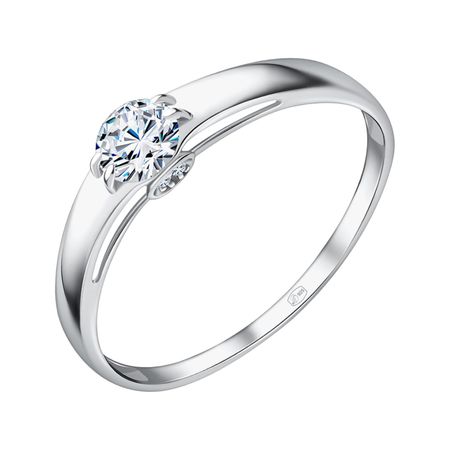 Серебряное кольцо с фианитами 1590₽
