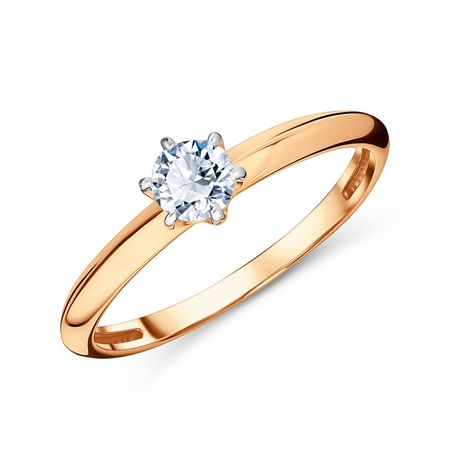 Золотое кольцо с фианитом 18000₽