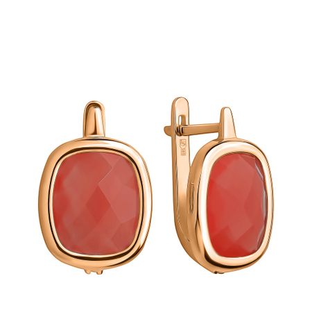 Золотые серьги с агатами 60990₽