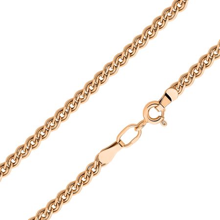 Золотой пустотелый браслет Нонна с алмазной гранью 30740₽