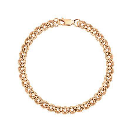 Золотой облегченный браслет 53970₽