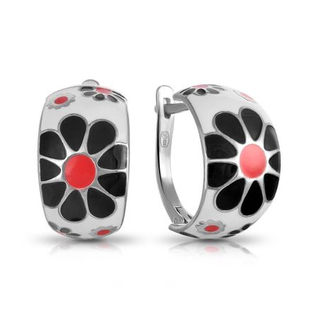 Серьги из серебра с эмалью 1790₽