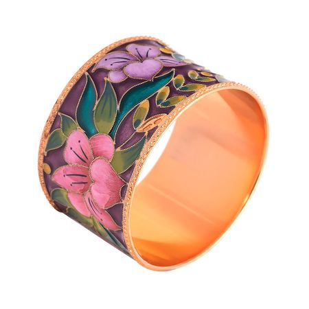 Кольцо для салфеток из серебра с эмалью 41090₽